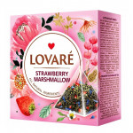 Lovare Strawberry Marshmallow  čaj v pyramíd.15*2g